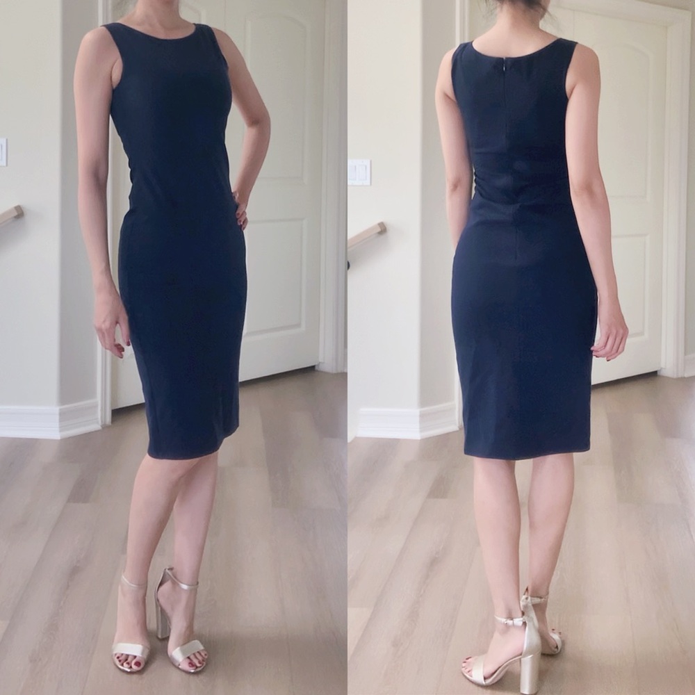 GW Femme Women Navy Blue Bodycon Dress